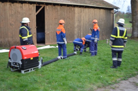 Jugendübung im April