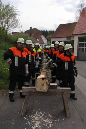 Maibaum aufstellen 1